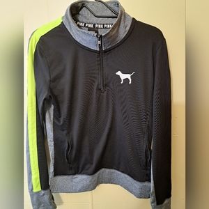 Victoria secret PINK athletic half zip sweater